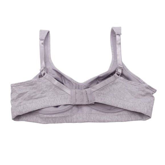 LN Playtex 18 Hour Ultimate Lift Cotton Wireless Bra Sz 36B Grey Full Coverage - Picture 3 of 8